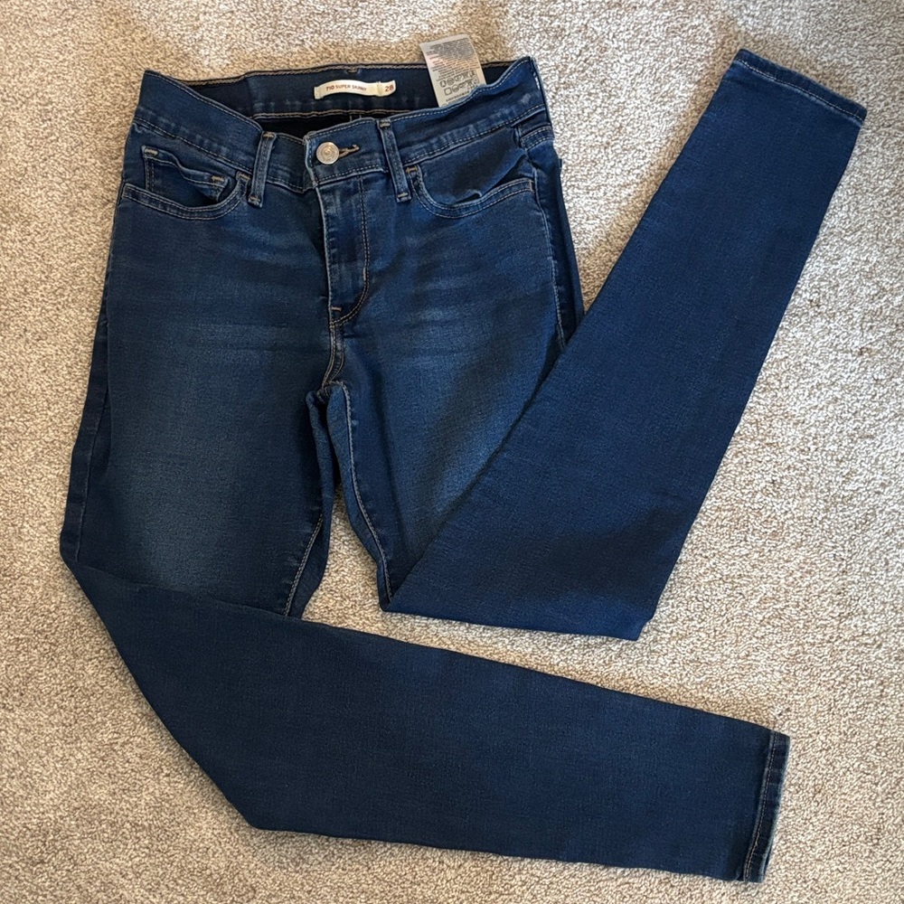 Levi's Dark Blue Skinny Jeans